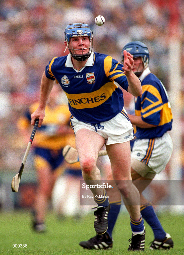 6 July 1997; Conor Gleeson of Tipperary during the GAA Munster Senior Hurling Championship Final match between Clare and Tipperary at Páirc Uí Chaoimh in Cork. Photo by Ray McManus/Sportsfile