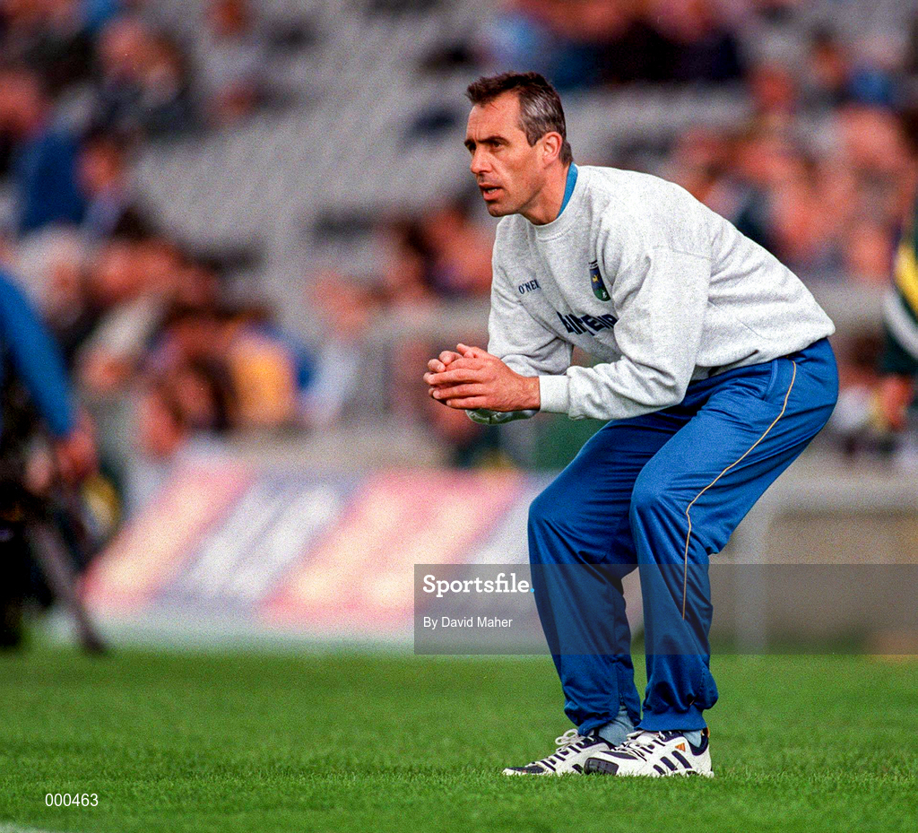 15 June 1997; Wicklow Manager Dave Foran during the Leinster GAA Senior Football Championship Quarter-Final match between Offaly and Wicklow at Croke Park in Dublin. Photo by David Maher/Sportsfile