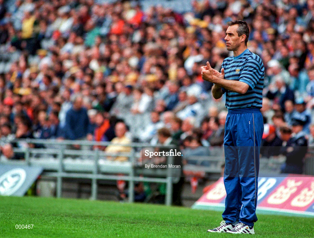 15 June 2997; Wicklow Manager, Dave Foran during the Leinster GAA Senior Football Championship Quarter-Final match between Offaly and Wicklow at Croke Park in Dublin. Photo by Brendan Moran/Sportsfile