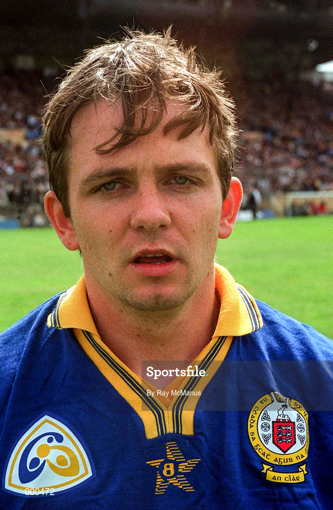 8 June 1997; David Fitzgerald of Clare prior to the GAA Munster Senior Hurling Championship Semi-Final match between Clare and Cork at the Gaelic Grounds in Limerick. Photo by Ray McManus/Sportsfile
