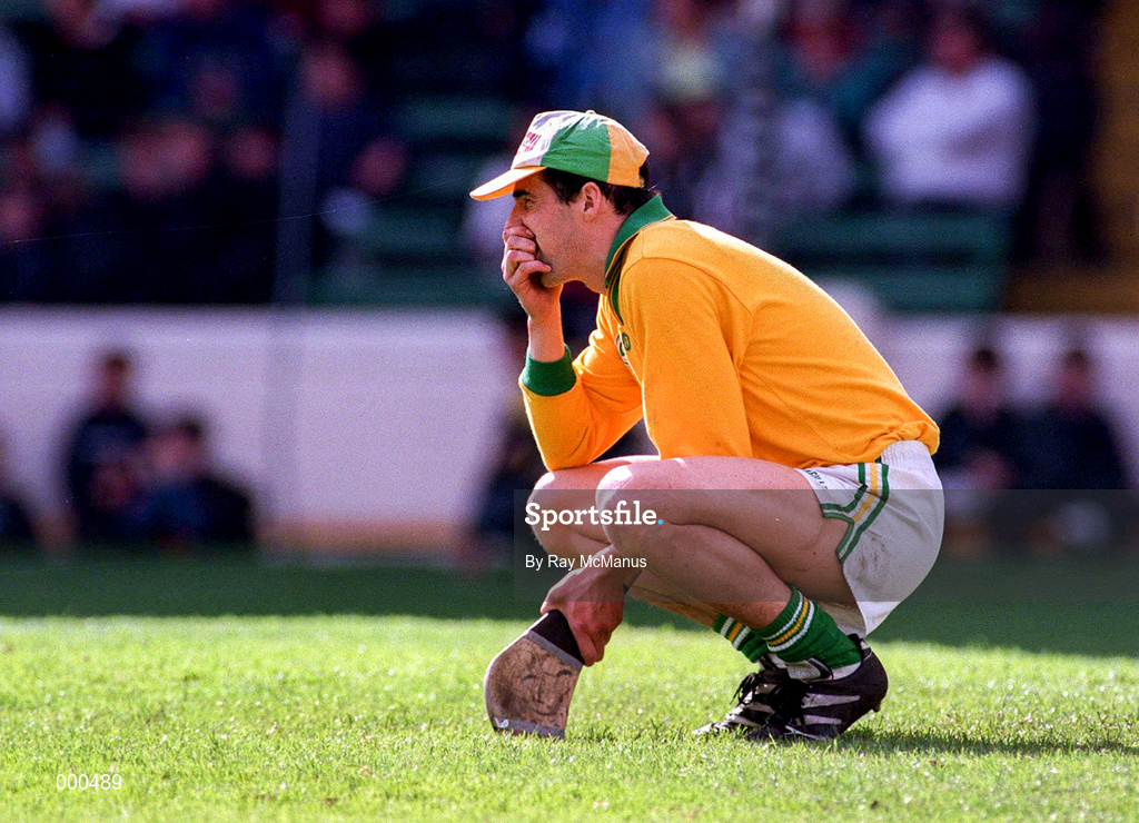22 June 1997; David Hughes of Offaly during the GAA Leinster Senior Hurling Championship Semi-Final match between Wexford and Offaly at Croke Park in Dublin. Photo by Ray McManus/Sportsfile