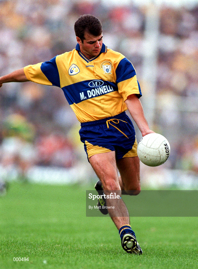 20 July 1997; David Keane of Clare during the GAA Munster Senior Football Championship Final match between Kerry and Clare at LIT Gaelic Grounds in Limerick. Photo by Matt Browne/Sportsfile