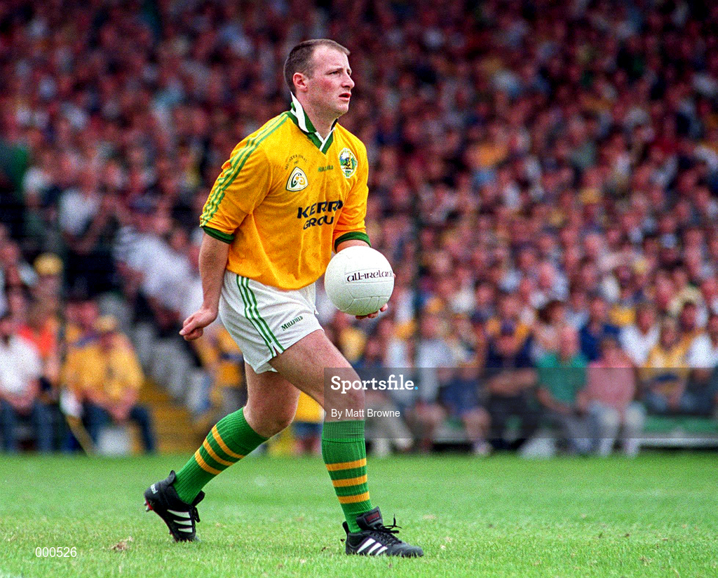 20 July 1997; Declan O'Keeffe of Kerry during the GAA Munster Senior Football Championship Final match between Kerry and Clare at LIT Gaelic Grounds in Limerick. Photo by Matt Browne/Sportsfile