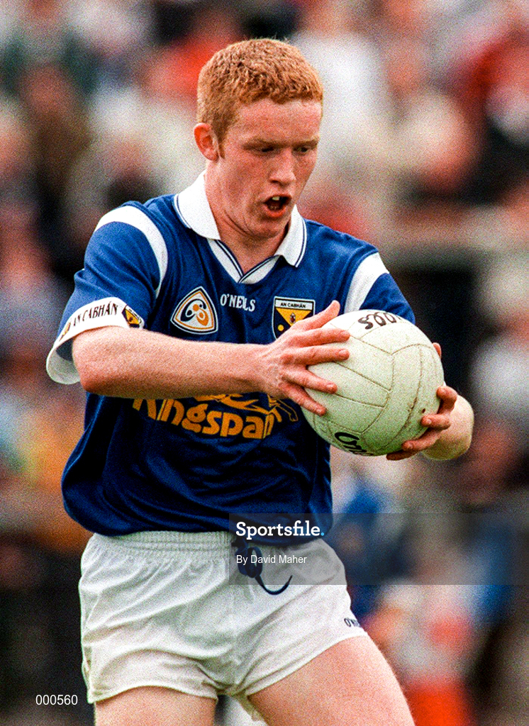 22 June 1997; Dermot McCabe of Cavan during the Ulster GAA Football Senior Championship Semi-Final match between Cavan and Donegal at St Tiernach's Park in Clones, Monaghan. Photo by David Maher/Sportsfile