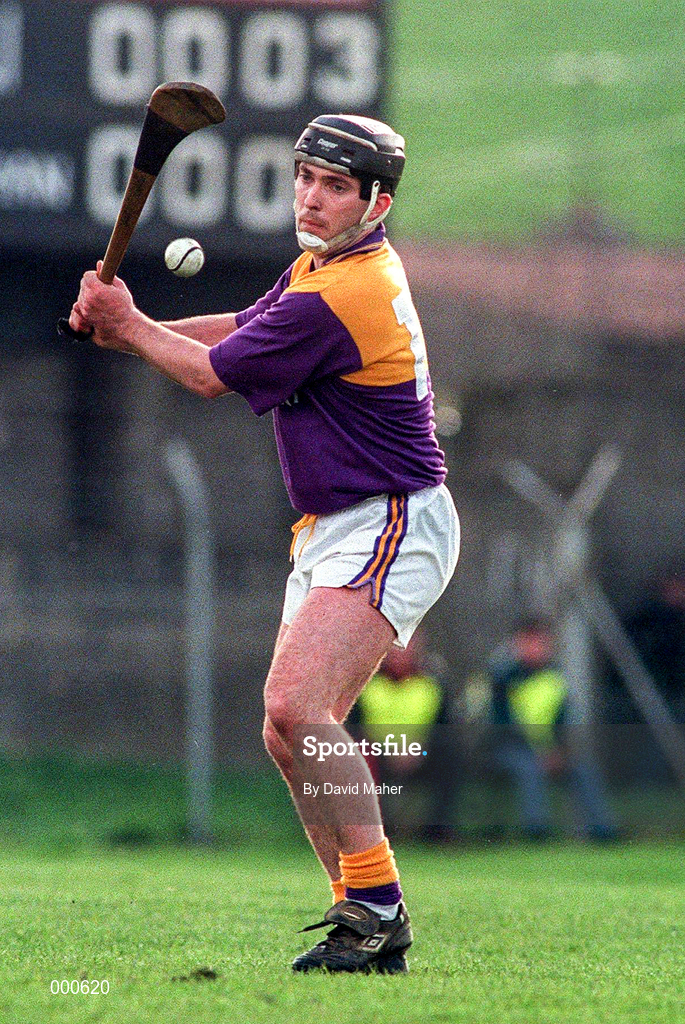23 March 1997; Eamonn Scallan of Wexford during the National Hurling League Division 1 match between Offaly and Wexford at St. Brendan's Park in Birr, Offaly. Photo by David Maher/Sportsfile