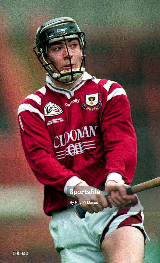 17 March 1997; Eugene Cloonan of Athenry during the All-Ireland Senior Club Hurling Championship Final match between Athenry and Wolfe Tones at Croke Park. Photo by Ray McManus/Sportsfile