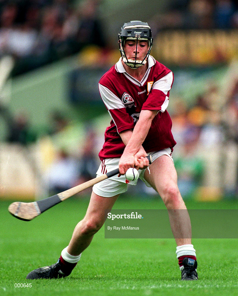 1 September 1996; Eugene Cloonan of Galway during the All-Ireland Minor Hurling Championship Final match between Tipperary and Galway at Croke Park in Dublin. Photo by Ray McManus/Sportsfile