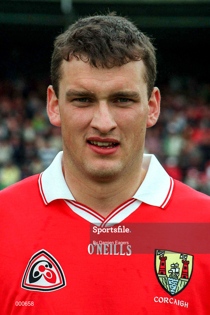 22 June 1997; Fachtna Collins of Cork during the GAA Munster Senior Football Championship Semi-Final match between Clare and Cork at Cusack Park in Ennis, Co Clare. Photo by Damien Eagers/Sportsfile