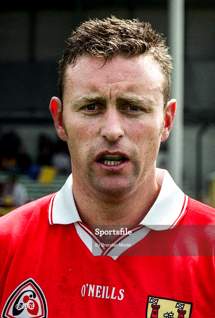 8 June 1997; Fergal Ryan of Cork prior to the GAA Munster Senior Hurling Championship Semi-Final match between Clare and Cork at the Gaelic Grounds in Limerick. Photo by Brendan Moran/Sportsfile