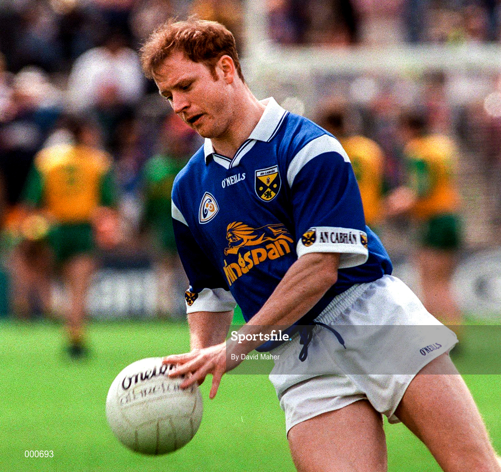 22 June 1997; Fintan Cahill of Cavan during the Ulster GAA Football Senior Championship Semi-Final match between Cavan and Donegal at St Tiernach's Park in Clones, Monaghan. Photo by David Maher/Sportsfile