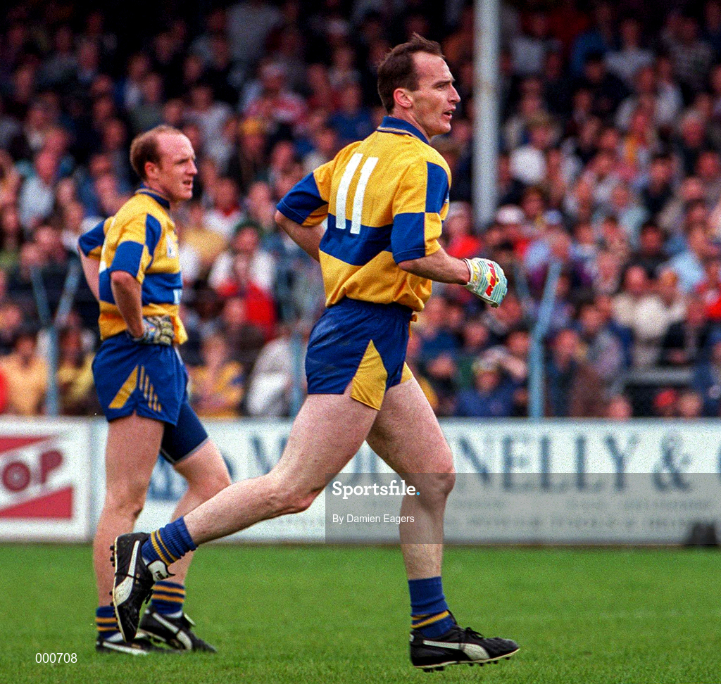 22 June 1997; Francis McInerney of Clare during the GAA Munster Senior Football Championship Semi-Final match between Clare and Cork at Cusack Park in Ennis, Co Clare. Photo by Damien Eagers/Sportsfile