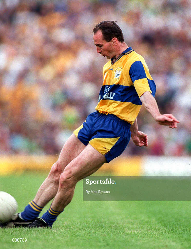 20 July 1997; Francis McInerney of Clare during the GAA Munster Senior Football Championship Final match between Kerry and Clare at LIT Gaelic Grounds in Limerick. Photo by Matt Browne/Sportsfile