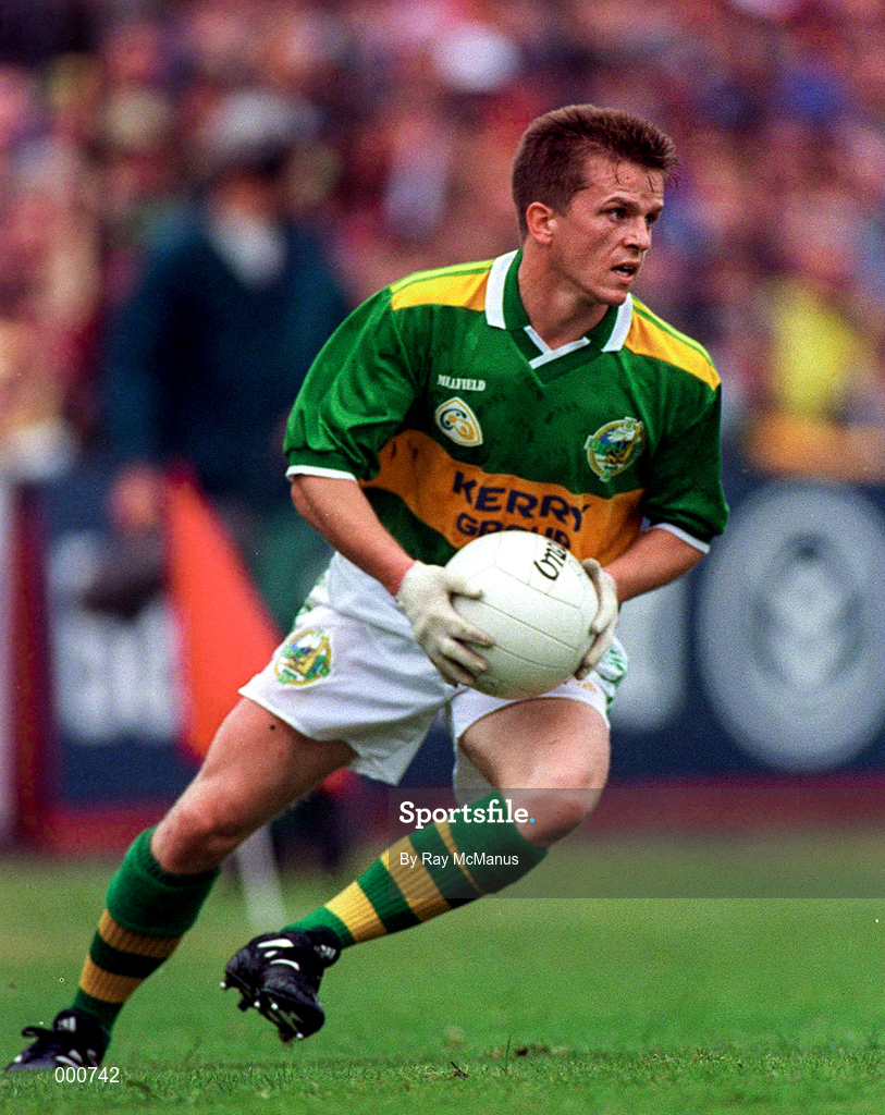 4 May 1997; Gene Farrell of Kerry during the National Football League Final match between Cork and Kerry at Páirc Uí Chaoimh in Cork. Photo by Ray McManus/Sportsfile