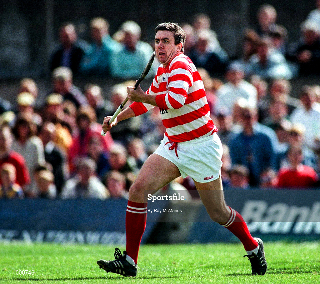 8 June 1997; Cork goalkeeper, Ger Cunningham during the GAA Munster Senior Hurling Championship Semi-Final match between Clare and Cork at the Gaelic Grounds in Limerick. Photo by Ray McManus/Sportsfile