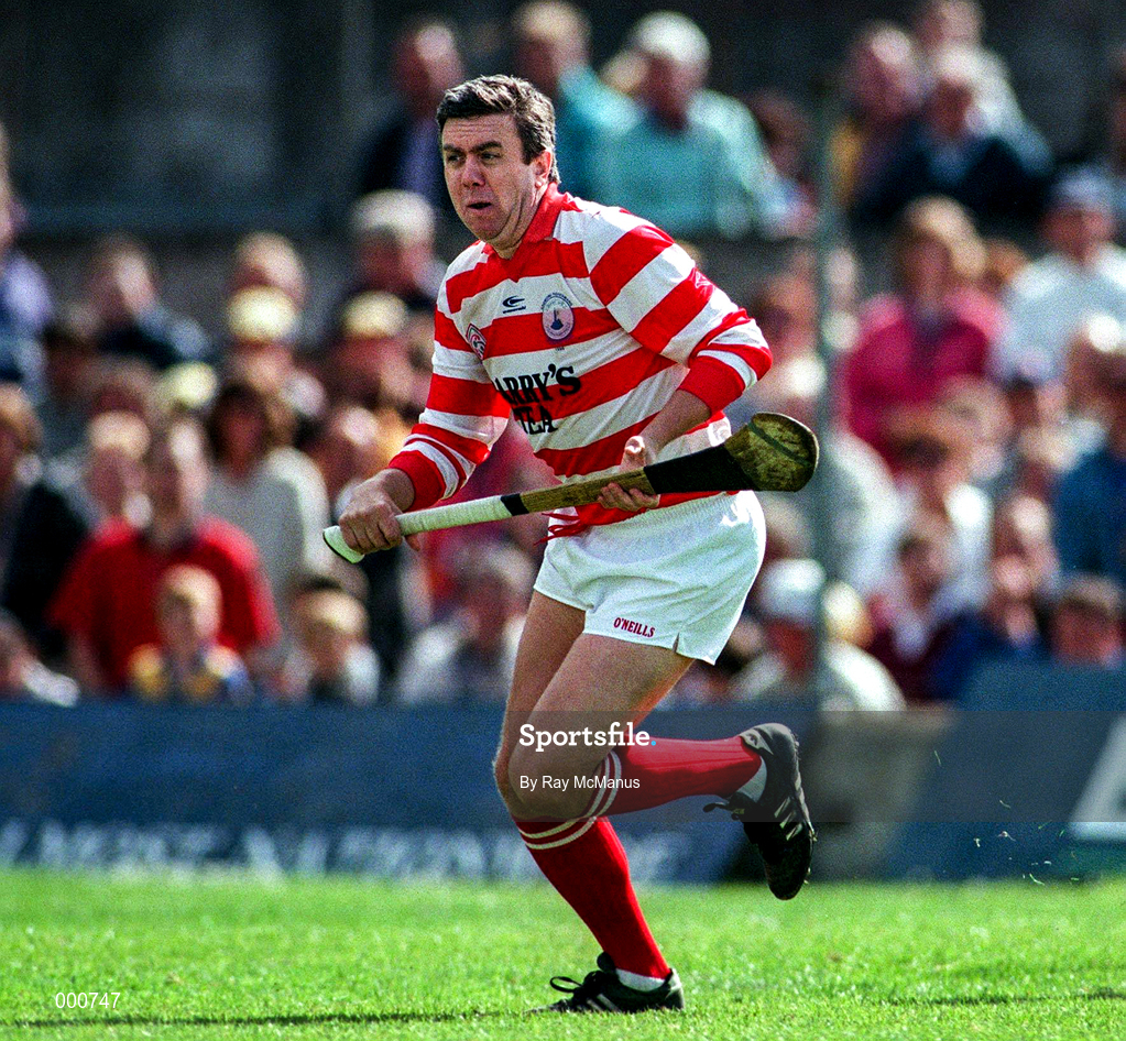 8 June 1997; Cork goalkeeper, Ger Cunningham during the GAA Munster Senior Hurling Championship Semi-Final match between Clare and Cork at the Gaelic Grounds in Limerick. Photo by Ray McManus/Sportsfile