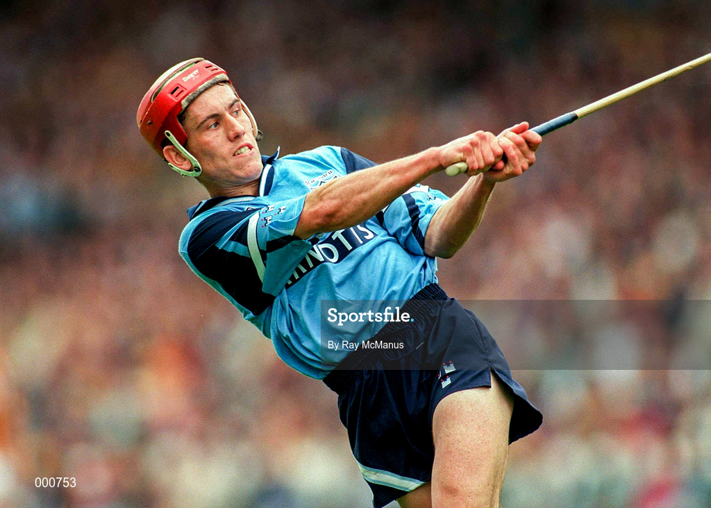 22 June 1997; Ger Ennis of Dublin during the Leinster Senior Hurling Championship Semi-Final match between Kilkenny and Dublin at Croke Park in Dublin. Photo by Ray McManus/Sportsfile