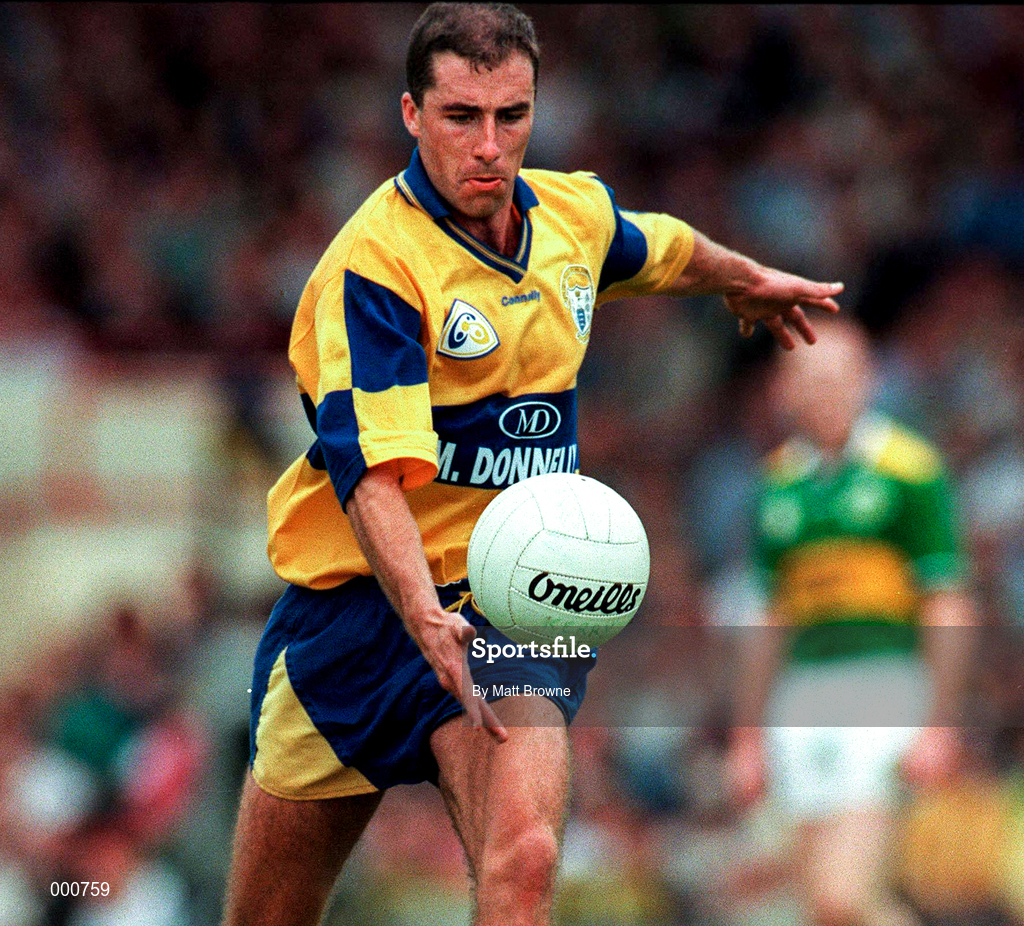 20 July 1997; Ger Keane of Clare during the GAA Munster Senior Football Championship Final match between Kerry and Clare at LIT Gaelic Grounds in Limerick. Photo by Matt Browne/Sportsfile
