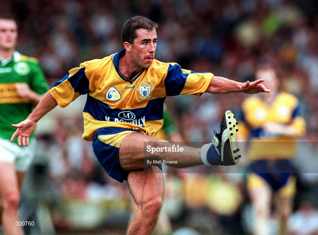 20 July 1997; Ger Keane of Clare during the GAA Munster Senior Football Championship Final match between Kerry and Clare at LIT Gaelic Grounds in Limerick. Photo by Matt Browne/Sportsfile