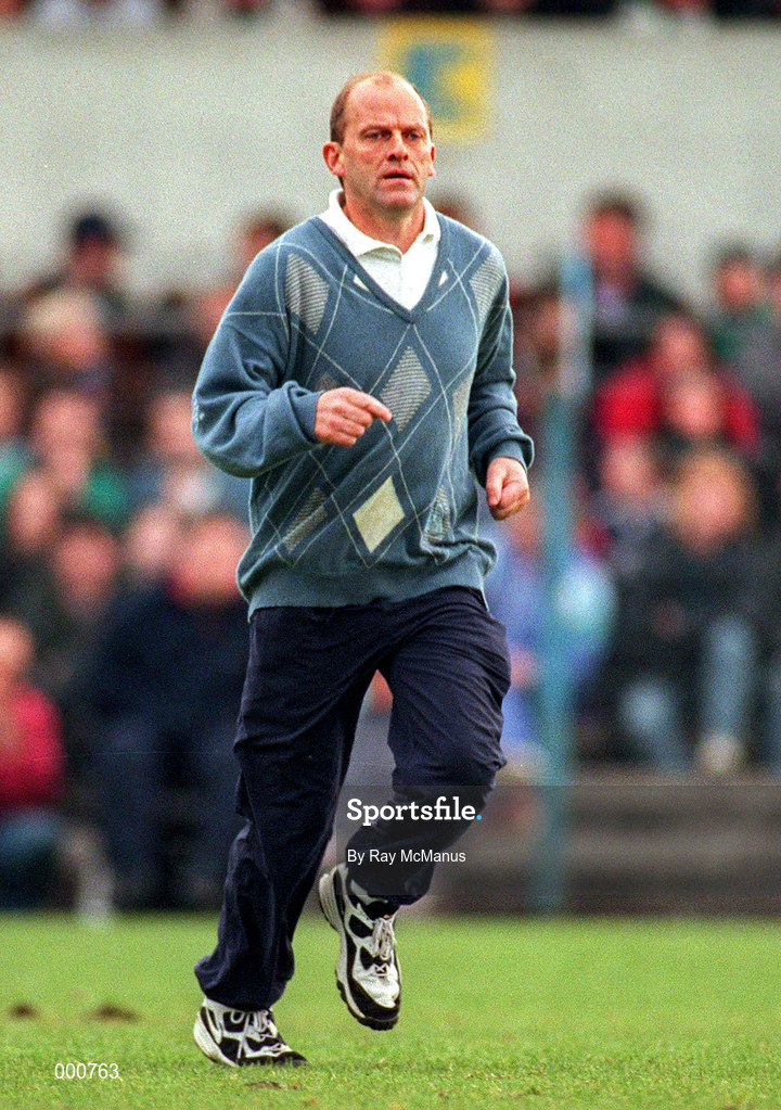 10 May 1997; Clare manager, Ger Loughnane during the National Hurling League Division 1 match between Clare and Tipperary at Cusack Park in Ennis, Clare. Photo by Ray McManus/Sportsfile