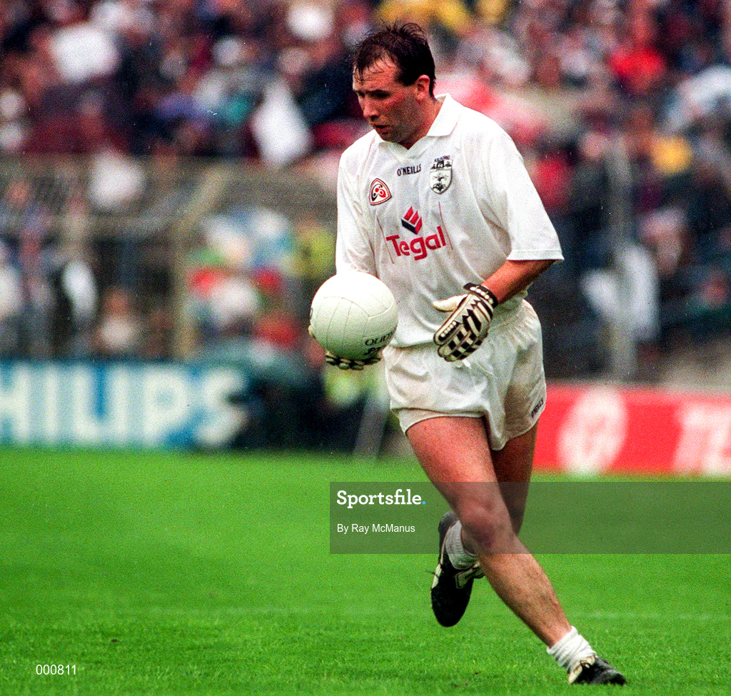 3 August 1997; Glenn Ryan of Kildare during the Leinster GAA Senior Football Championship Semi-Final Second Replay match between Meath and Kildare at Croke Park in Dublin. Photo by Ray McManus/Sportsfile
