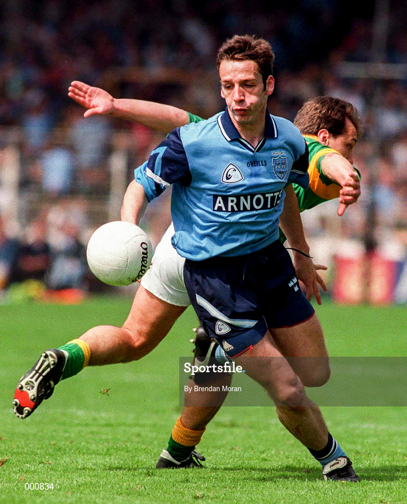 15 June 1997; Ian Robertson of Dublin during the Leinster GAA Senior Football Championship Quarter-Final match between Meath and Dublin at Croke Park in Dublin. Photo by Brendan Moran/Sportsfile