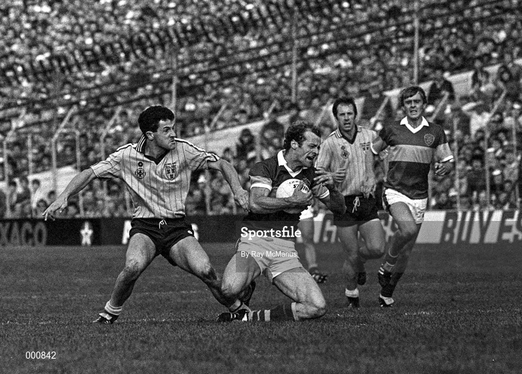 23 September 1984; Jack O'Shea of Kerry in action during the All Ireland Football Championship Final match between Kerry and Dublin at Croke Park in Dublin. Photo by Ray McManus/Sportsfile