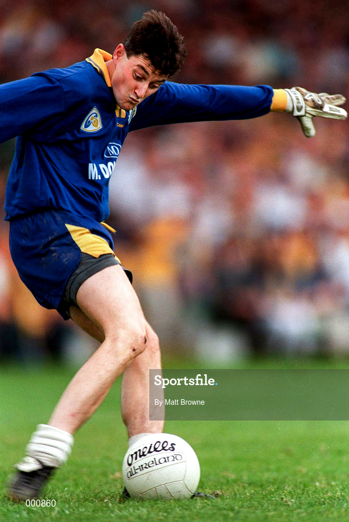 20 July 1997; James Hanrahan of Clare during the GAA Munster Senior Football Championship Final match between Kerry and Clare at LIT Gaelic Grounds in Limerick. Photo by Matt Browne/Sportsfile