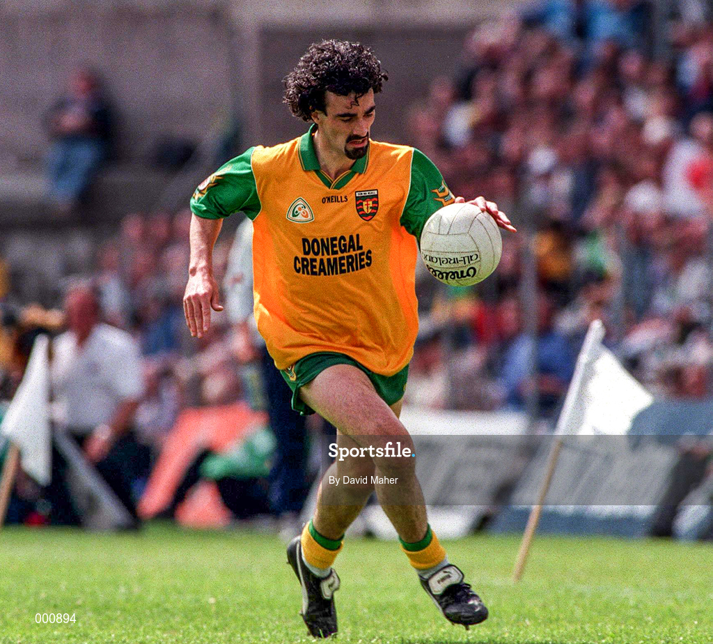 22 June 1997; Jim McGuinness of Donegal during the Ulster GAA Football Senior Championship Semi-Final match between Cavan and Donegal at St Tiernach's Park in Clones, Monaghan. Photo by David Maher/Sportsfile