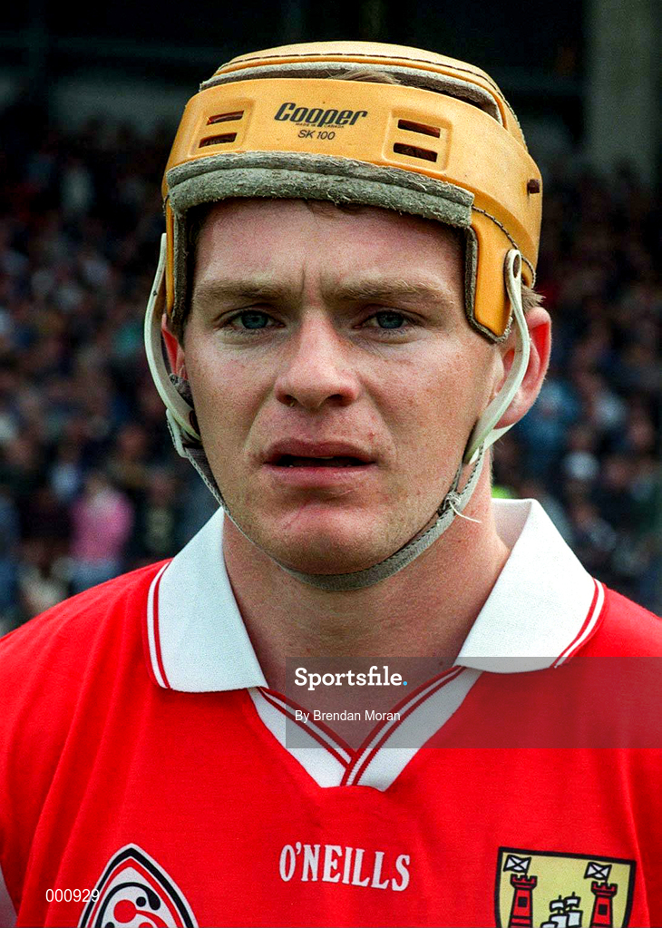 8 June 1997; Joe Deane of Cork prior to the GAA Munster Senior Hurling Championship Semi-Final match between Clare and Cork at the Gaelic Grounds in Limerick. Photo by Brendan Moran/Sportsfile