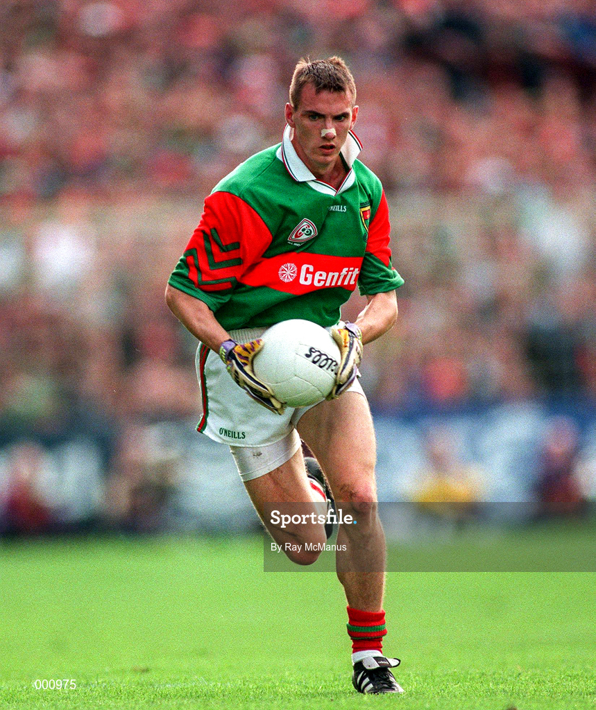 29 September 1996; John Casey of Mayo during the GAA All-Ireland Senior Football Championship Final replay match between Meath and Mayo at Croke Park in Dublin. Photo by Ray McManus/Sportsfile