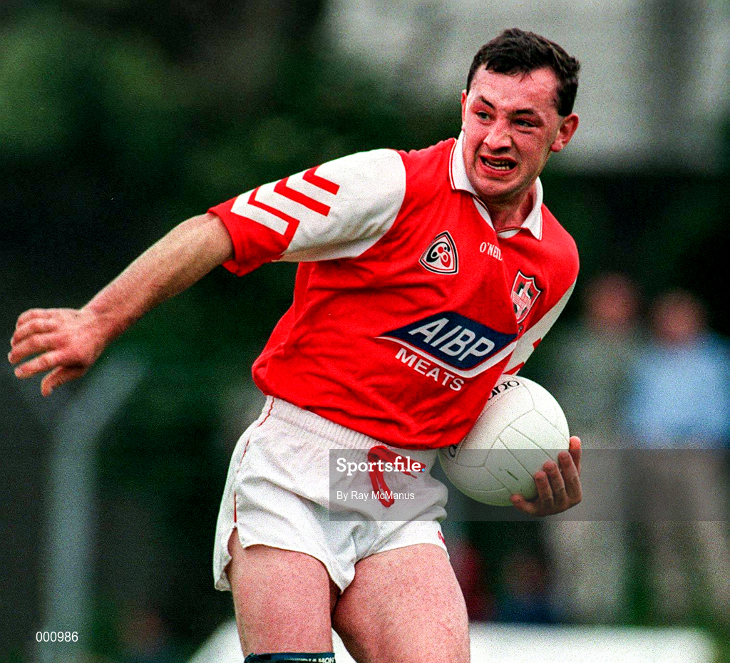 29 June 1997; John Donaldson of Louth during the Leinster GAA Senior Football Championship Semi-Final match between Offaly and Louth at Páirc Tailteann in Navan, Co Meath. Photo by Ray McManus/Sportsfile