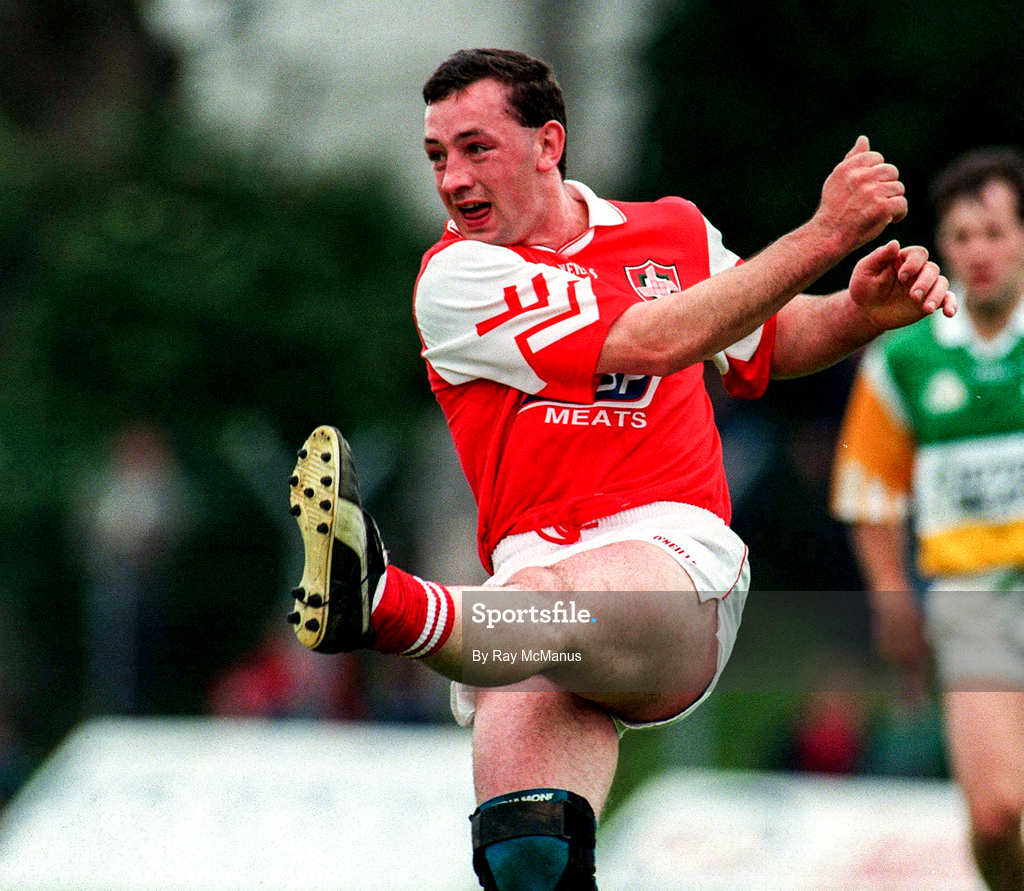 29 June 1997; John Donaldson of Louth during the Leinster GAA Senior Football Championship Semi-Final match between Offaly and Louth at Páirc Tailteann in Navan, Co Meath. Photo by Ray McManus/Sportsfile