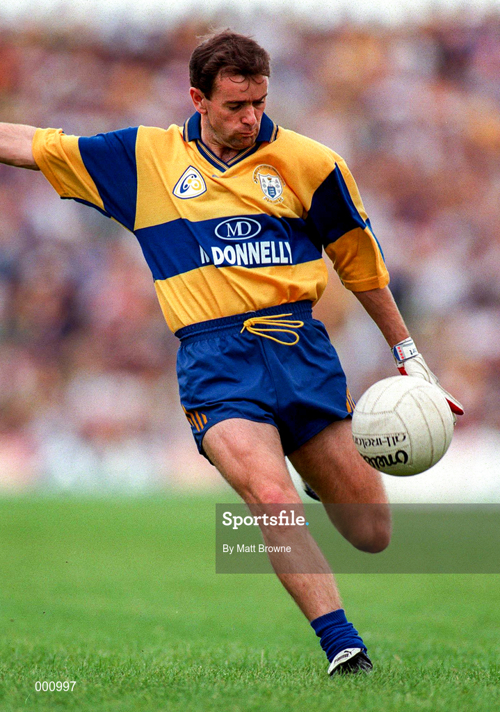 20 July 1997; John Enright of Clare during the GAA Munster Senior Football Championship Final match between Kerry and Clare at LIT Gaelic Grounds in Limerick. Photo by Matt Browne/Sportsfile