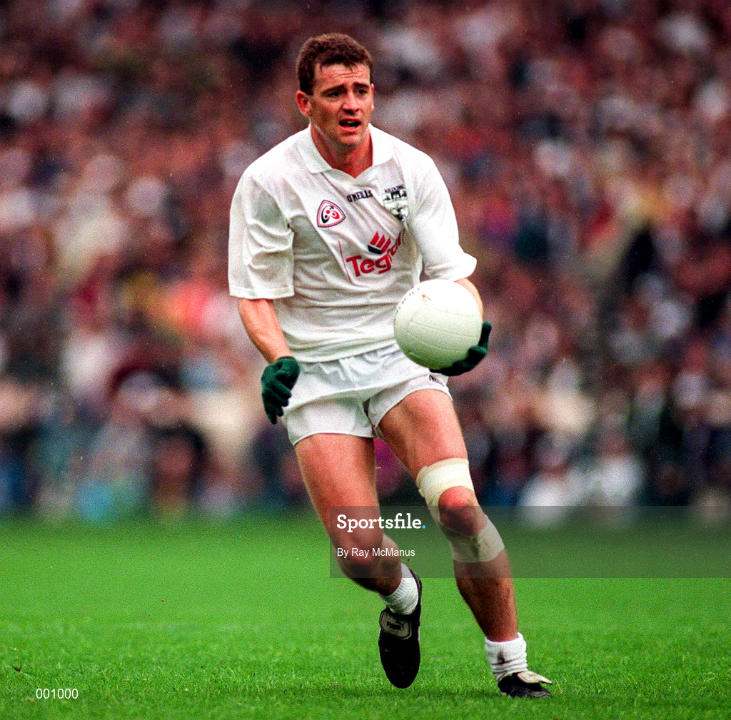 3 August 1997; John Finn of Kildare during the Leinster GAA Senior Football Championship Semi-Final Second Replay match between Meath and Kildare at Croke Park in Dublin. Photo by Ray McManus/Sportsfile