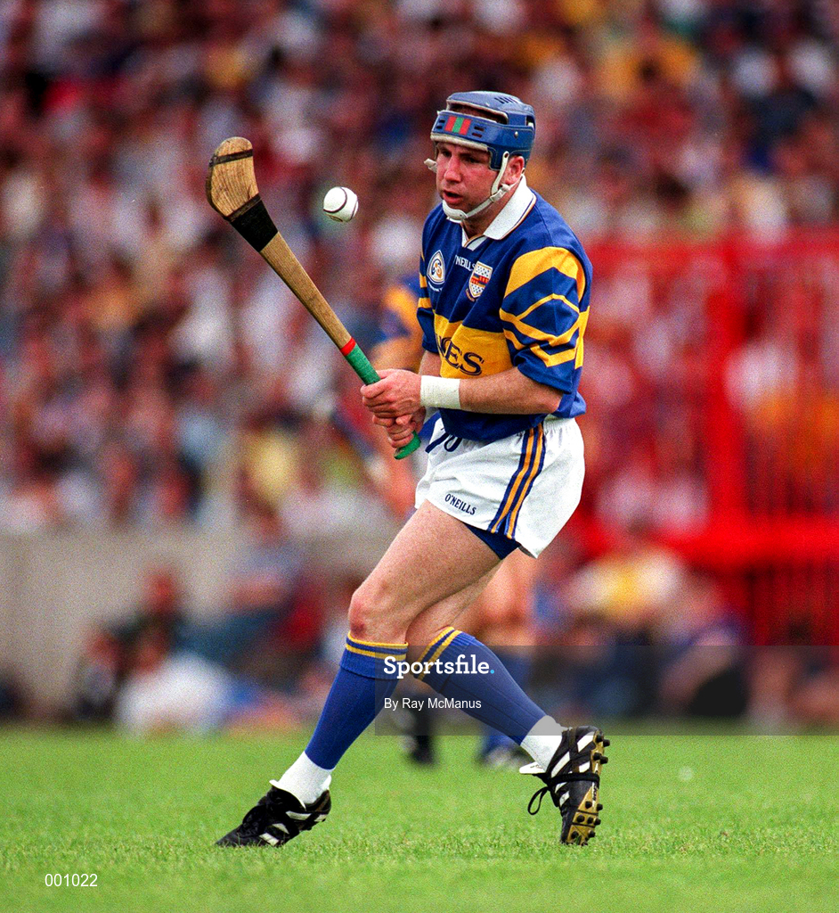6 July 1997; John Leahy of Tipperary during the GAA Munster Senior Hurling Championship Final match between Clare and Tipperary at Páirc Uí Chaoimh in Cork. Photo by Ray McManus/Sportsfile