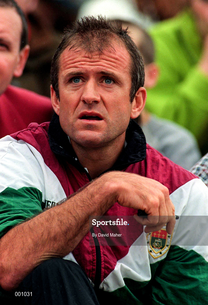 3 August 1997; Mayo Manager John Maughan, sits in the terraces due to his suspension during the GAA Connacht Senior Football Championship Final match between Mayo and Sligo at Dr Hyde Park in Roscommon. Photo by David Maher/Sportsfile