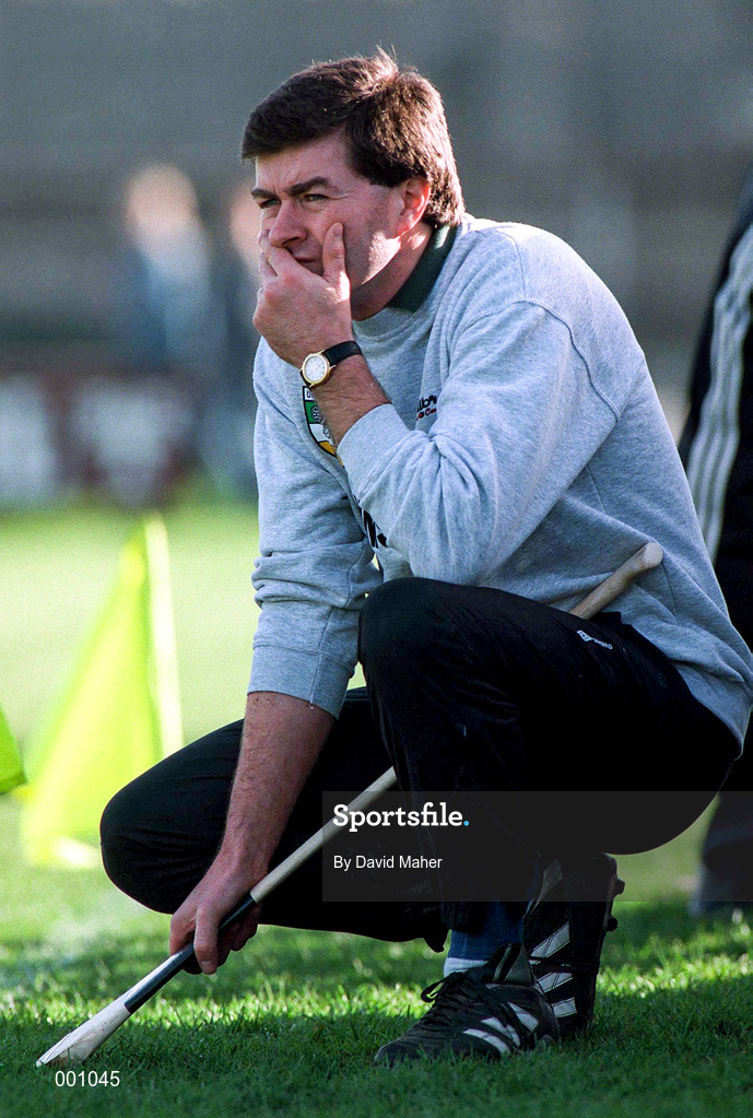 23 March 1997; Offaly Hurling Manager John McIntyre during the National Hurling League Division 1 match between Offaly and Wexford at St. Brendan's Park in Birr, Offaly. Photo by David Maher/Sportsfile