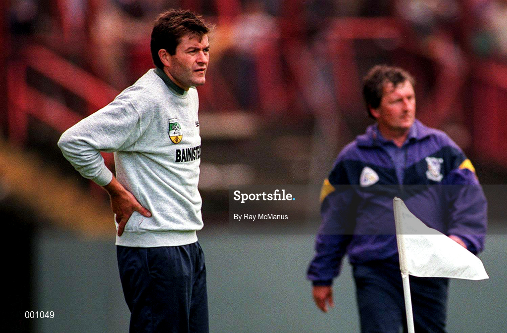 22 June 1997; Offaly manager John McIntyre during the GAA Leinster Senior Hurling Championship Semi-Final match between Wexford and Offaly at Croke Park in Dublin. Photo by Ray McManus/Sportsfile