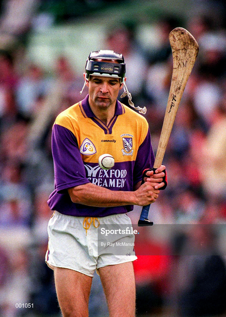 14 July 1996; John O'Connor of Wexford during the GAA Leinster Senior Hurling Championship Final match between Wexford and Offaly at Croke Park in Dublin. Photo by Ray McManus/Sportsfile