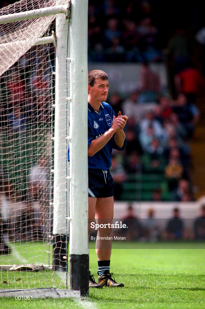 15 June 1997; John O'Leary of Dublin during the Leinster GAA Senior Football Championship Quarter-Final match between Meath and Dublin at Croke Park in Dublin. Photo by Brendan Moran/Sportsfile