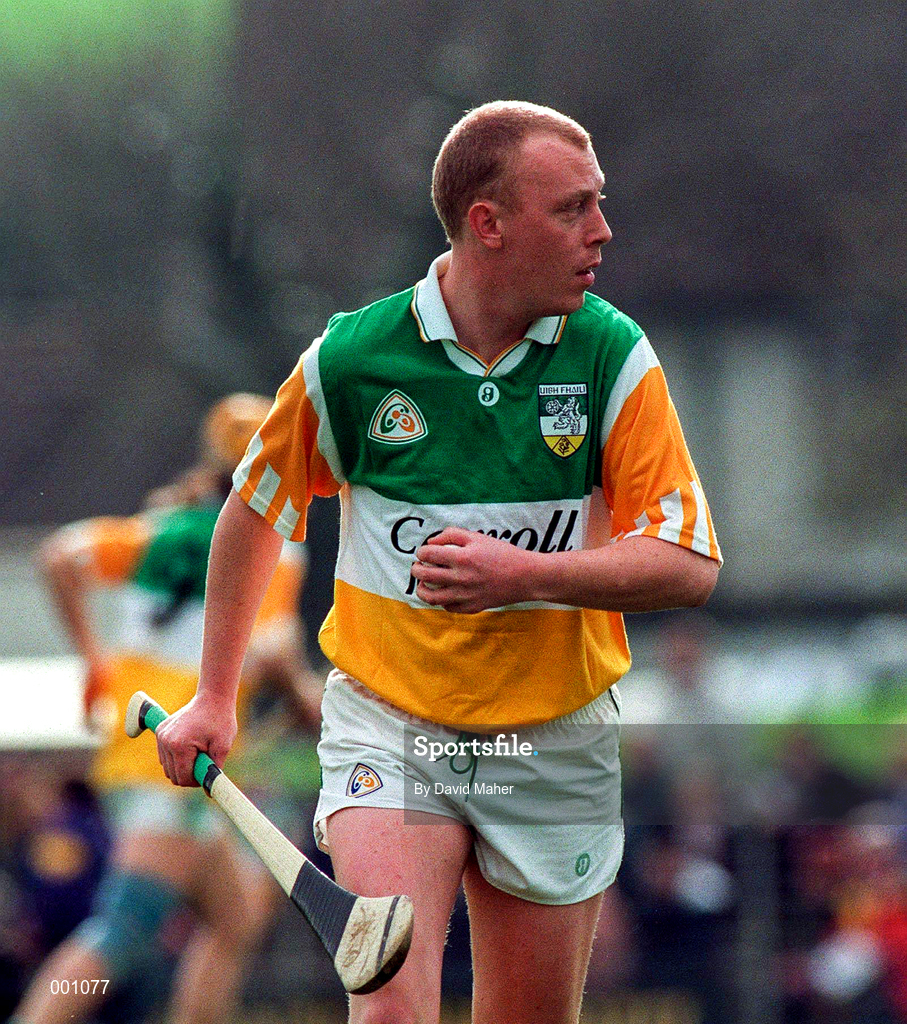 23 March 1997; John Troy of Offaly during the National Hurling League Division 1 match between Offaly and Wexford at St. Brendan's Park in Birr, Offaly. Photo by David Maher/Sportsfile