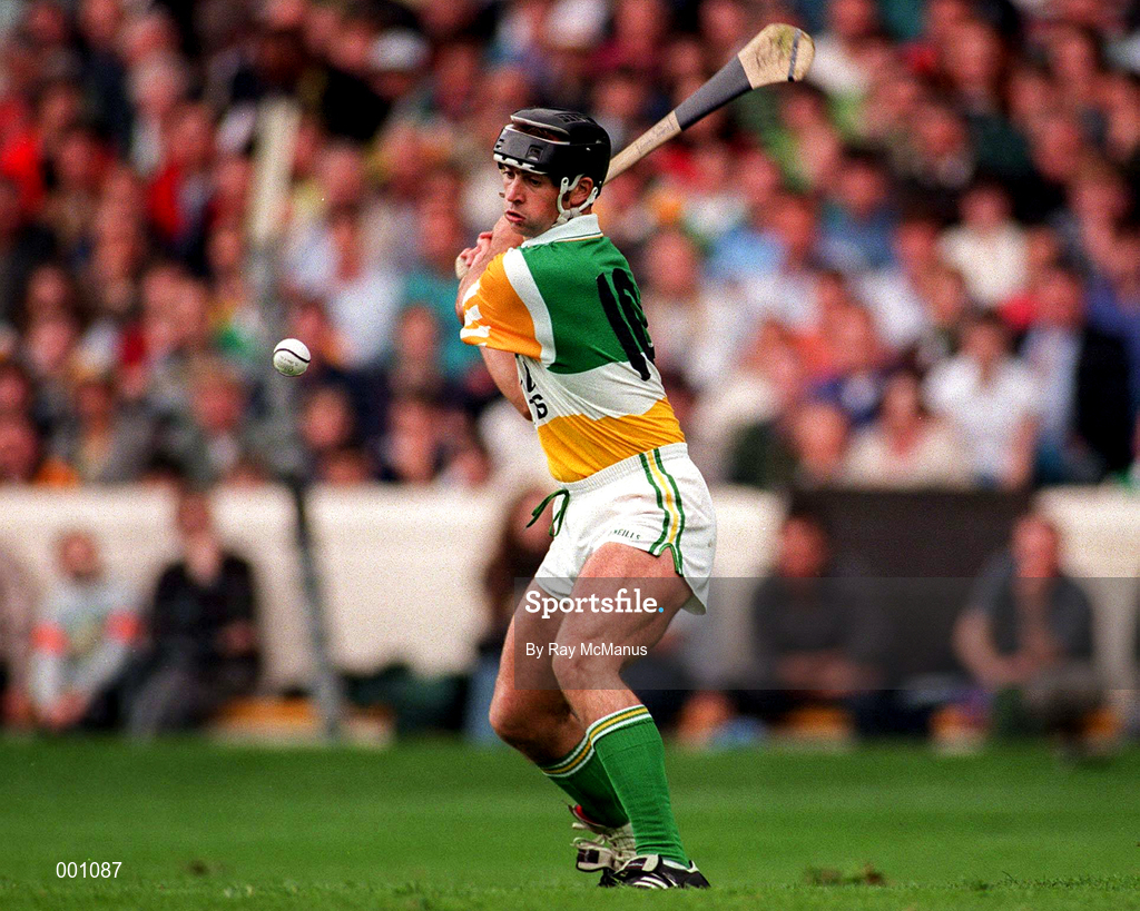 22 June 1997; Johnny Dooley of Offaly during the GAA Leinster Senior Hurling Championship Semi-Final match between Wexford and Offaly at Croke Park in Dublin. Photo by Ray McManus/Sportsfile