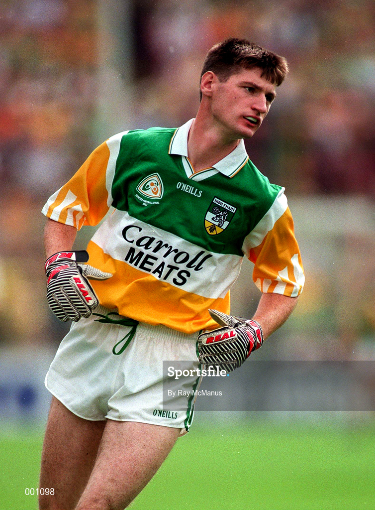 16 August 1997; Larry Carroll of Offaly during the Leinster GAA Senior Football Championship Final match between Meath and Offaly at Croke Park in Dublin. Photo by Ray McManus/Sportsfile