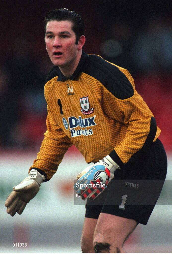 8 Dec 1996. Alan Gough, Shelbourne. FAI National League, Soccer,Tolka Park, Dublin. Picture Credit: Ray McManus/SPORTSFILE.
