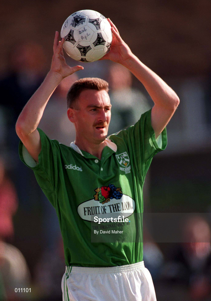 22 September 1998; Bo McKeever of Bray Wanderers during the Harp Lager National League Premier Division match between Bohemians and Bray Wanderers at Dalymount Park in Dublin. Photo by David Maher/Sportsfile