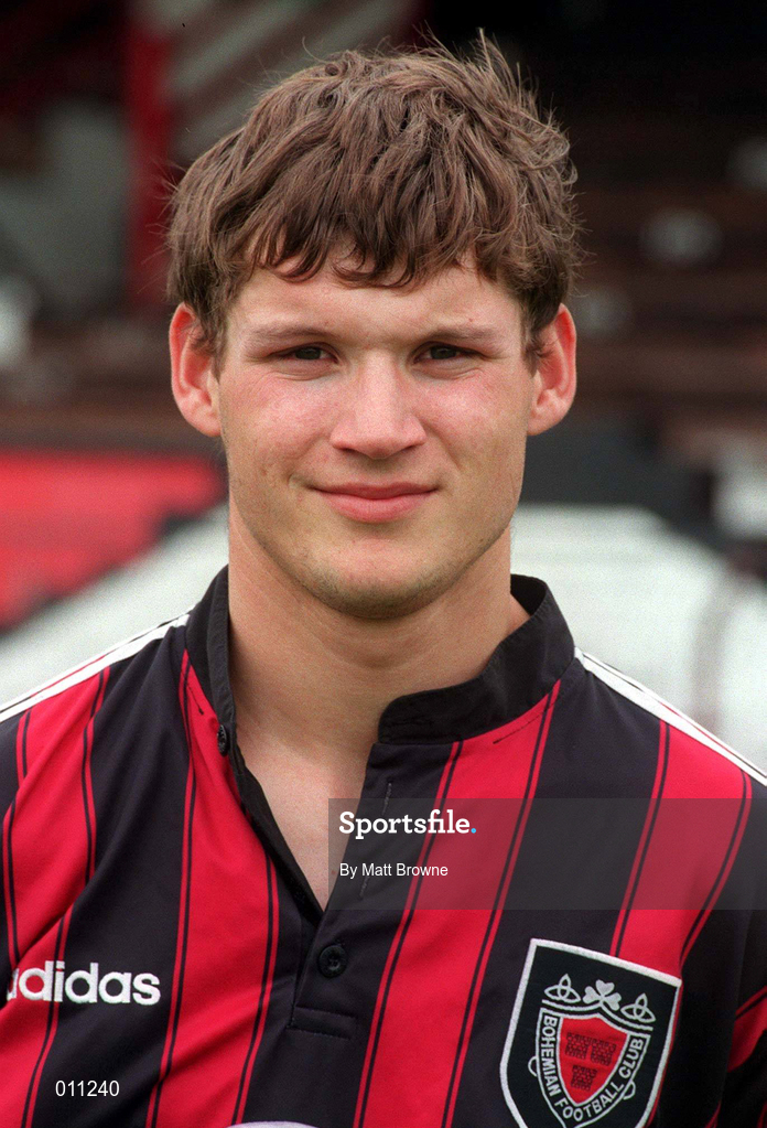 12 July 1998; David Fairclough of Bohemians ahead of the Club Friendly between Bohemians and Hearts at Dalymount Park in Dublin. Photo by Matt Browne/Sportsfile