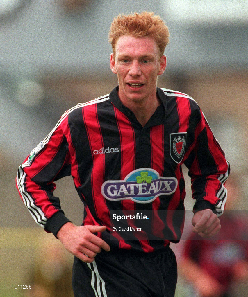 12 July 1998; Dean Dodds of Bohemians during the Club Friendly between Bohemians and Hearts at Dalymount Park in Dublin. Photo by David Maher/Sportsfile