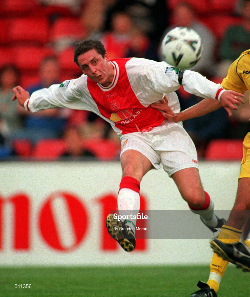 18 July 1998; Eddie Gormley of St. Patrick's Athletic during the Club Friendly between St. Patrick's Athletic and Norwich City at Richmond Park in Dublin. Photo by Brendan Moran/Sportsfile