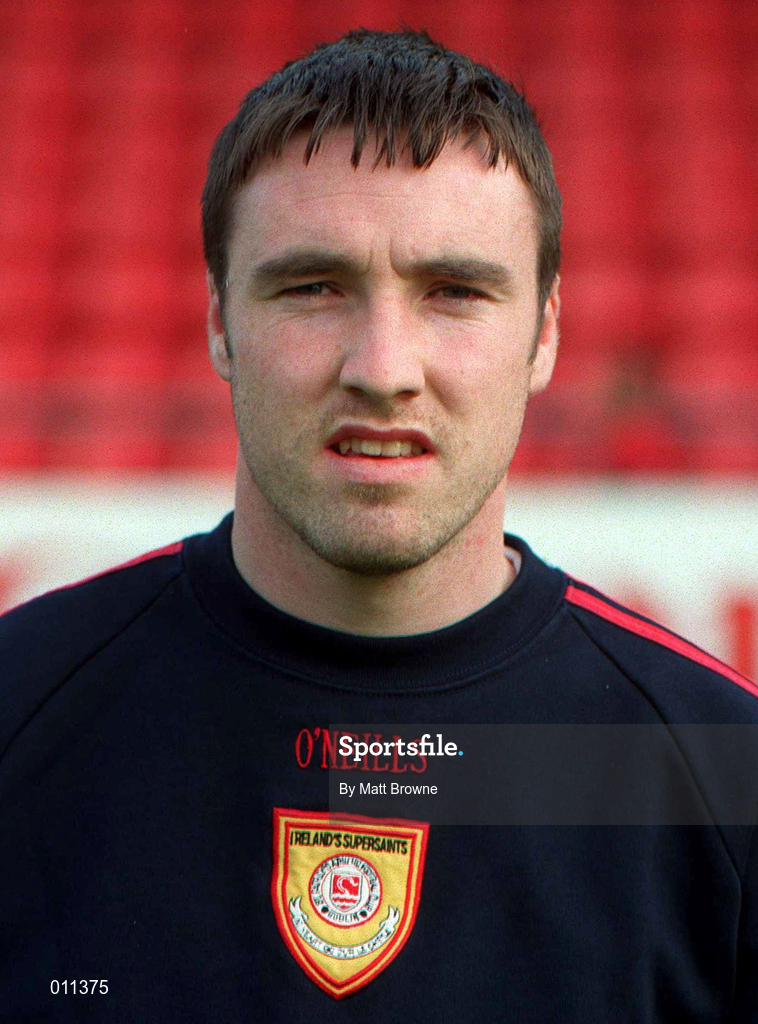 14 July 1998; Eric Saul of St. Patrick's Athletic ahead of the Club Friendly between St. Patrick's Athletic and Hearts at Richmond Park in Dublin. Photo by Matt Browne/Sportsfile