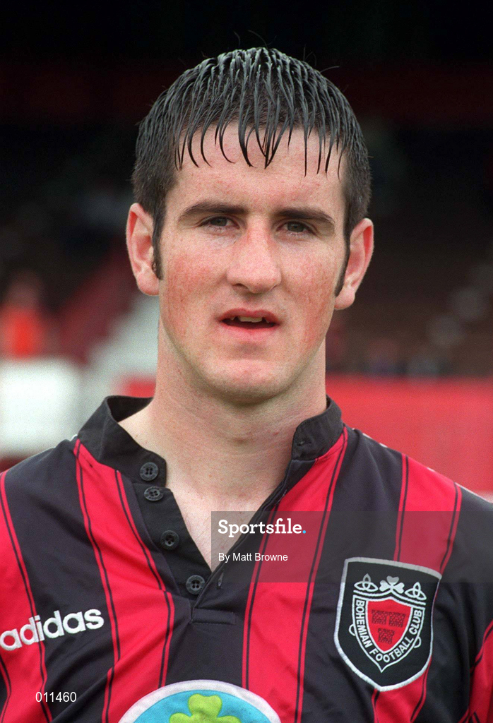 12 July 1998; Graham Lawlor of Bohemians ahead of the Club Friendly between Bohemians and Hearts at Dalymount Park in Dublin. Photo by Matt Browne/Sportsfile